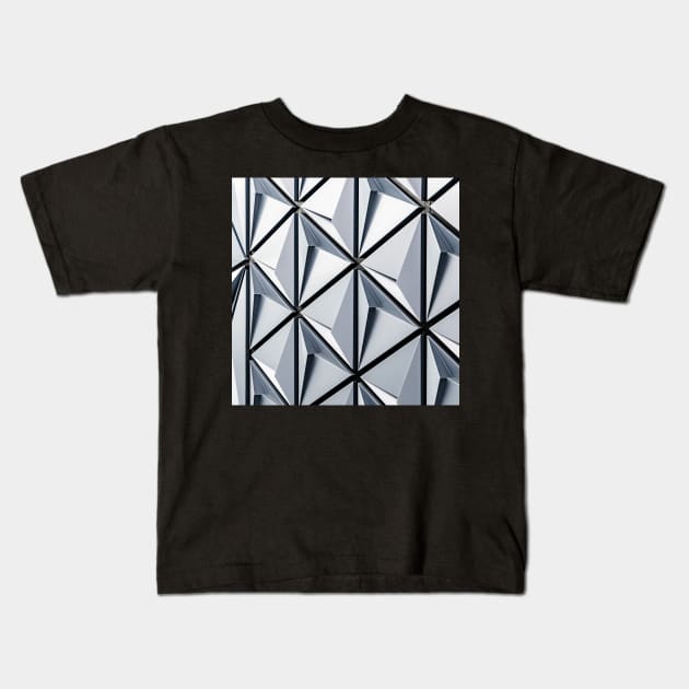 Pyramid Abstract Kids T-Shirt by MaiKStore